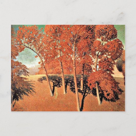 Carte Postale OEuvre d'art Grant Wood, Chêne de printemps (Devant)