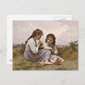 Carte Postale oeuvre d'art Idyll d'enfance (Devant / Derrière)