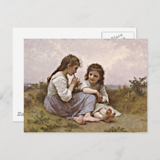 Carte Postale oeuvre d'art Idyll d'enfance (Devant / Derrière)