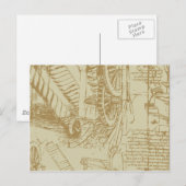 Carte Postale Oeuvre D'Art Leonardo Da Vinci (Devant / Derrière)