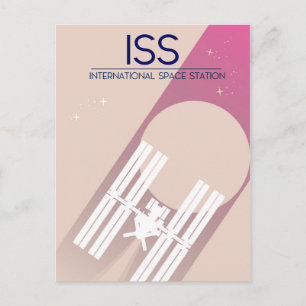 Carte Postale Œuvre d'art spatiale de la Station spatiale intern