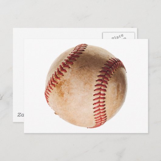 Carte Postale Oeuvre De Baseball (Devant / Derrière)