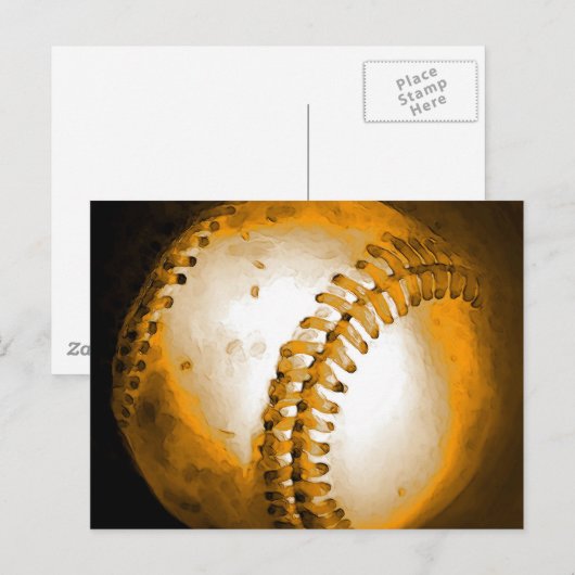 Carte Postale Oeuvre De Baseball (Devant / Derrière)