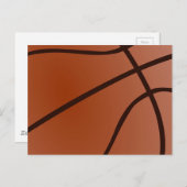 Carte Postale Oeuvre de basket-ball (Devant / Derrière)