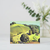 Carte Postale Oeuvre de Grant Wood, Young Corn (Debout devant)