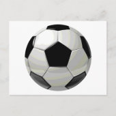 Carte Postale Oeuvre de soccer unique (Devant)