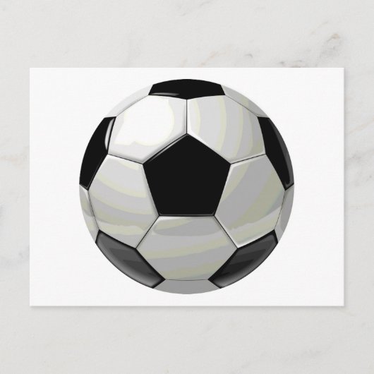 Carte Postale Oeuvre de soccer unique (Devant)