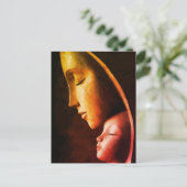 Carte Postale Œuvre murale mère et enfant (Debout devant)
