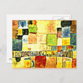 Carte Postale OEuvre Paul Klee, Neuer Stadtteil en M (Devant / Derrière)