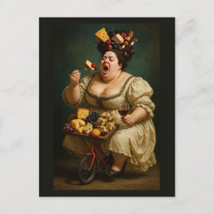 Carte Postale Oeuvre Surréaliste "Tread Lightly, Mange Heavement