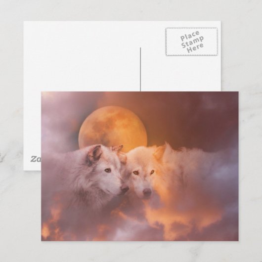 Carte Postale Oeuvre Wolf (Devant / Derrière)