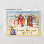 Carte Postale Oeuvres d'art au monastère de Kykkos, Troodos, Chy (Devant / Derrière)