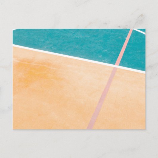 Carte Postale Œuvres d'art de basket-ball cool (Devant)