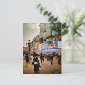 Carte Postale Oeuvres d'art de Paris, rue du Havre (Debout devant)