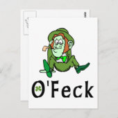 Carte Postale O'Feck Funny Irish (Devant / Derrière)