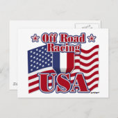 Carte Postale Off Road Racing USA (Devant / Derrière)