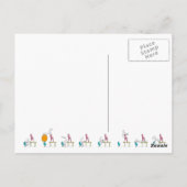 Carte postale Office Pilates, jaune (Dos)