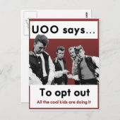 Carte postale officielle OOO 8 (Devant / Derrière)