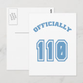 Carte Postale Officiellement 110 (Devant / Derrière)