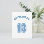 Carte Postale Officiellement 13 (Debout devant)
