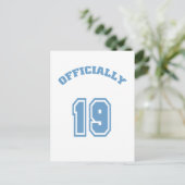 Carte Postale Officiellement 19 (Debout devant)