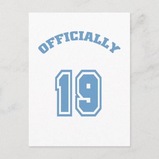 Carte Postale Officiellement 19 (Devant)