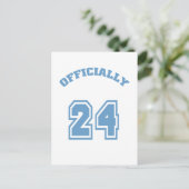 Carte Postale Officiellement 24 (Debout devant)