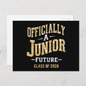 Carte Postale Officiellement A Junior Future Class de 2026 (Devant / Derrière)