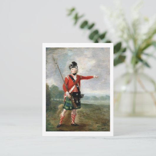 Carte Postale Officier de la Compagnie Lumière du 73ème Altesse (Debout devant)