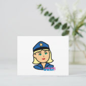 Carte Postale Officier de police (Debout devant)