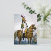 Carte Postale Officier des Dragoons de la Garde impériale (Debout devant)