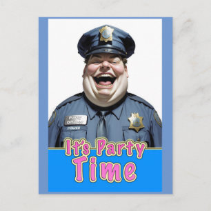Carte Postale Officier du parti heureux
