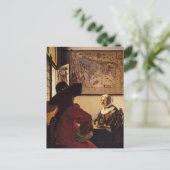 Carte Postale Officier et fille riante (Debout devant)