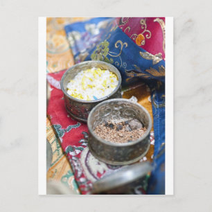 Carte Postale Offre bouddhiste tibétaine