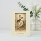 Carte Postale Offre de masse catholique de Vierge Marie Jésus (Debout devant)