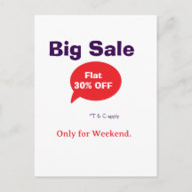 Offre de remise grande vente week-end magasin soci