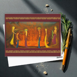 Carte Postale Offre sur la Caldera, par Marguerite Blasigname