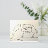 Carte Postale Offres d'Aardvark (Debout devant)