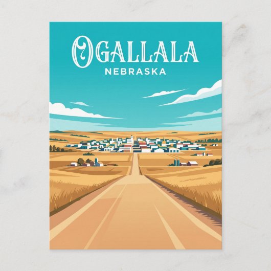Carte Postale Ogallala États-Unis (Devant)