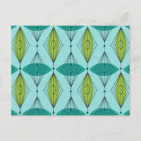Carte postale Ogee atomique et Starbursts