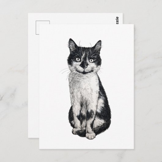 Carte Postale Ogie le chat (Devant / Derrière)