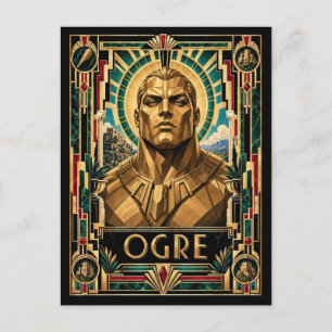 Carte Postale Ogre, Art Déco Mythique