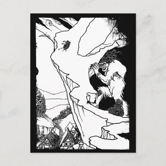 Carte Postale Ogre (Ogre glissant) (Devant)