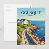 Carte Postale Ogunquit Maine (Devant / Derrière)