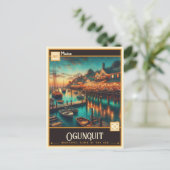 Carte Postale Ogunquit, Maine | VINTAGE (Debout devant)