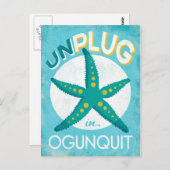 Carte Postale Ogunquit Starfish Beach Nautique (Devant / Derrière)