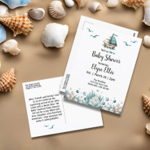 "Oh, bébé" Baby shower bleu marine rustique
