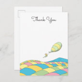 Carte Postale Oh, Bébé, les Endroits Où Tu Irres Merci (Devant / Derrière)