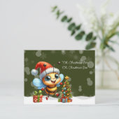 Carte Postale "Oh, BEE de Noël, Oh, BEE de Noël" (Debout devant)