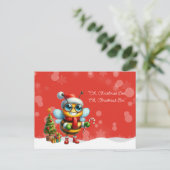 Carte Postale "Oh, BEE de Noël, Oh, BEE de Noël" (Debout devant)